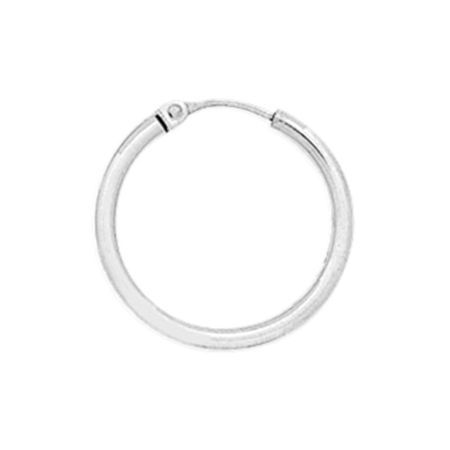 Pendientes Oro Blanco 18krs Argyor MRM Mujer (18)3090G Aro Liso En Brillo