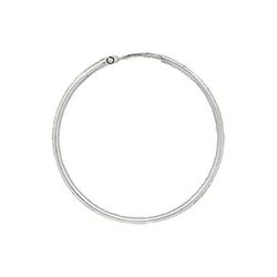 Pendientes Oro Blanco 18krs Argyor MRM Mujer (18)3105G Aro Liso En Brillo