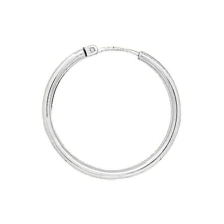 Pendientes Oro Blanco 18krs Argyor MRM Mujer (18)3115G Aro Liso En Brillo