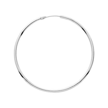 Pendientes Oro Blanco 18krs Argyor MRM Mujer (18)3151G Aro Liso En Brillo