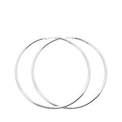 Pendientes Oro Blanco 18krs Argyor MRM Mujer (18)9005.45G Aro Liso En Brillo