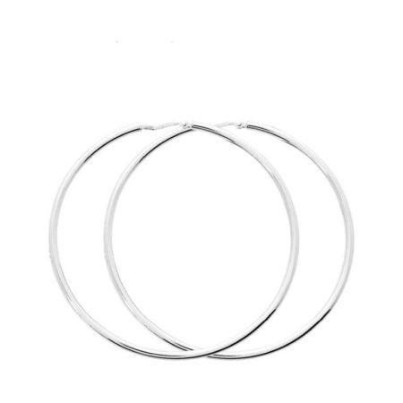 Pendientes Oro Blanco 18krs Argyor MRM Mujer (18)9005.45G Aro Liso En Brillo