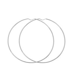 Pendientes Oro Blanco 18krs Argyor MRM Mujer (18)9006.50G Aro Liso En Brillo