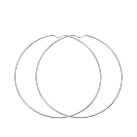 Pendientes Oro Blanco 18krs Argyor MRM Mujer (18)9006.50G Aro Liso En Brillo