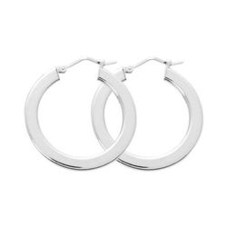 Pendientes Oro Blanco 18krs Argyor MRM Mujer (18)9033.22G Aro Liso En Brillo