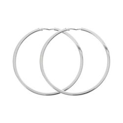 Pendientes Oro Blanco 18krs Argyor MRM Mujer (18)9058.45G Aro Liso En Brillo