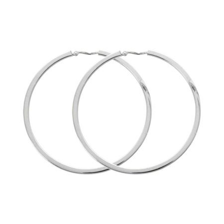 Pendientes Oro Blanco 18krs Argyor MRM Mujer (18)9058.45G Aro Liso En Brillo