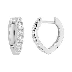 Pendientes Oro Blanco 18krs Argyor MRM Mujer (18)DS2040.21 Aro C. Diamantes Laboratorio 0,54 ct SYN F-VS