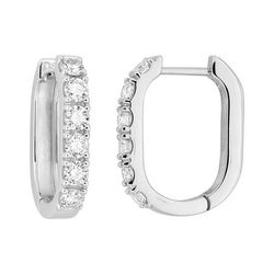 Pendientes Oro Blanco 18krs Argyor MRM Mujer (18)DS2043.21 Aro C. Diamantes Laboratorio 0,73 ct SYN F-VS