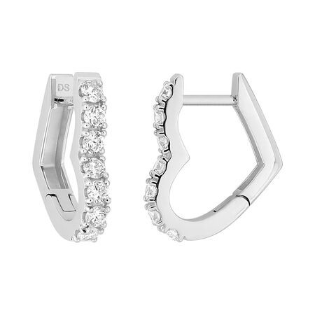 Pendientes Oro Blanco 18krs Argyor MRM Mujer (18)DS2044.21 Aro C. Diamantes Laboratorio 0,63 ct SYN F-VS