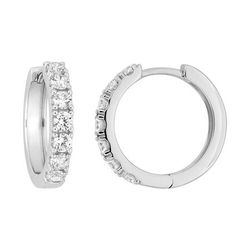 Pendientes Oro Blanco 18krs Argyor MRM Mujer (18)DS2045.21 Aro C. Diamantes Laboratorio 0,85 ct SYN F-VS