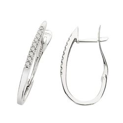 Pendientes Oro Blanco 18kta 20x11mm 18699-OB