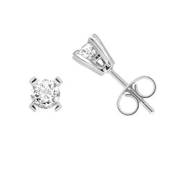 Pendientes Oro Blanco 18kts 0209531 Diamantes Laboratorio 0,50 cts