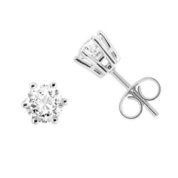 Pendientes Oro Blanco 18kts 0209536 Diamantes Laboratorio 1,00 cts