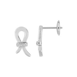 Pendientes Oro Blanco 18kts (18)2.5518.21 Loop 0.04ct GH SI Diamantes