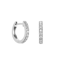 Pendientes Oro Blanco 18kts Argyor MRM 1,50mm (18)75B0107Z-2,90g Aro Circonitas