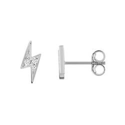 Pendientes Oro Blanco 18kts Argyor MRM (18)2.7065.Z1 Rayo C. Circonitas
