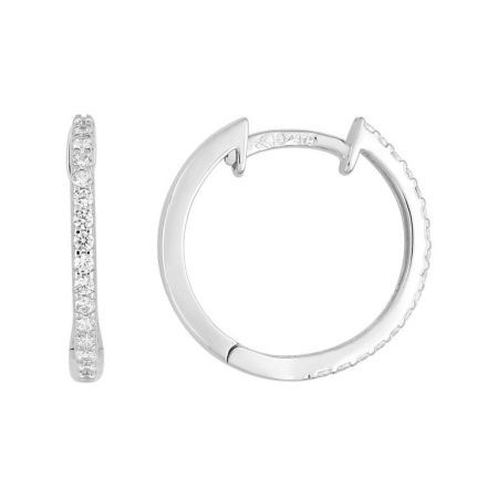 Pendientes Oro Blanco 18kts Argyor MRM  (18)2.7157.Z1 Aro C. Circonitas