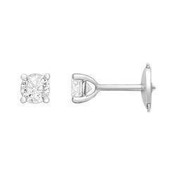 Pendientes Oro Blanco 18kts Argyor MRM (18)DS2001.21 Diamantes Laboratorio 0,60ct