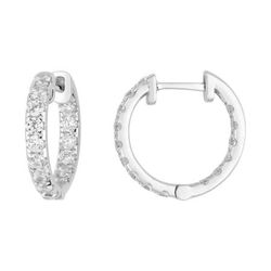 Pendientes Oro Blanco 18kts Argyor MRM (18)DS2025.21 Aro Diamantes Laboratorio 1,00ct