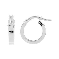 Pendientes Oro Blanco 18Kts Argyor MRM Mujer (18)2660.1G Aro Liso En Brillo