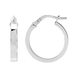 Pendientes Oro Blanco 18Kts Argyor MRM Mujer (18)2660.2G Aro Liso En Brillo