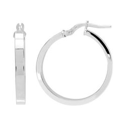 Pendientes Oro Blanco 18Kts Argyor MRM Mujer (18)2660.3G Aro Liso En Brillo