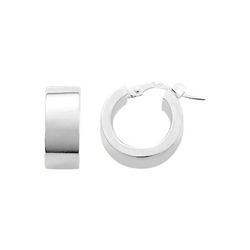 Pendientes Oro Blanco 18Kts Argyor MRM Mujer (18)2675.3G Aro Liso En Brillo