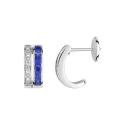 Christian Bernard 18kt White Gold Earrings (18)2.6068.S1 0.05ct Diamonds With Sapphires