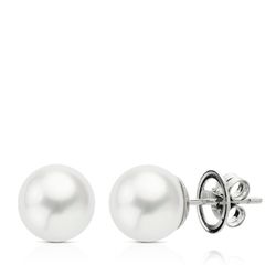 18k witgouden oorbellen 12-13 mm 11705 Parel