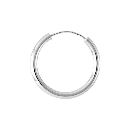 Pendientes Oro Blanco 9krs Argyor MRM Mujer (9)9K2652.1G Aro Liso En Brillo