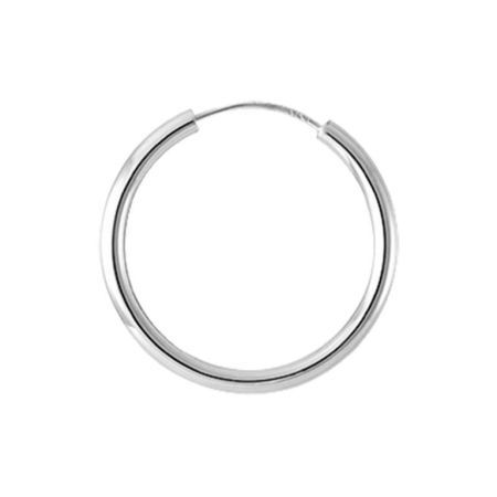 Pendientes Oro Blanco 9krs Argyor MRM Mujer (9)9K2652.2G Aro Liso En Brillo