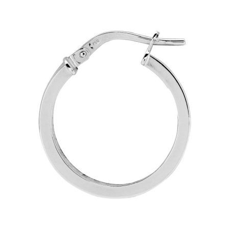 Pendientes Oro Blanco 9krs Argyor MRM Mujer (9)9K2660.2G Aro Liso En Brillo