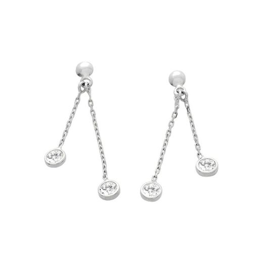 Pendientes Oro Blanco 9kts Argyor-MRM (9)293028.Z1 Colgante Circonitas