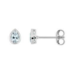 Pendientes Oro Blanco 9kts Argyor MRM (9)297121.M1 Aguamarina Gota 0,22ct