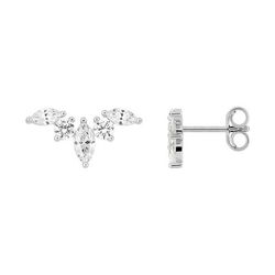 Pendientes Oro Blanco 9kts Argyor MRM (9)297500.Z1 Circonitas