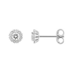 Pendientes Oro Blanco 9kts Argyor-MRM (9)9KLGD054W Diamantes F-VS SYNT 0.25CT