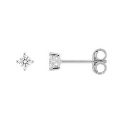 Pendientes Oro Blanco 9kts Argyor MRM (9)9KLGD240W Diamante Laboratorio 0,10ct DI.SYN F-VS
