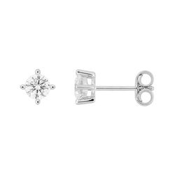 Pendientes Oro Blanco 9kts Argyor MRM (9)9KLGD243W Diamante Laboratorio de 0,40ct DI.SYN F-VS