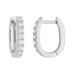 Pendientes Oro Blanco 9kts Argyor MRM (9)9KLGD288W Aro C. Diamantes Laboratorio 0,36ct DI.SYN F-VS