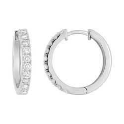 Pendientes Oro Blanco 9kts Argyor MRM (9)9KLGD294W Aro C. Diamantes Laboratorio 0,52ct DI.SYN F-VS