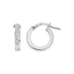 Pendientes Oro Blanco 9Kts Argyor MRM Mujer (9)9K3686GR Aro Liso En Brillo