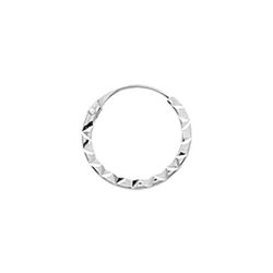 Pendientes Oro Blanco 9Kts Argyor MRM Mujer (9)9K8052G Aro Liso En Brillo
