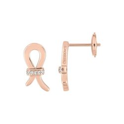 Pendientes Oro Rosa 18kts (18)2.5518.24 Loop 0.04ct GH SI Diamantes