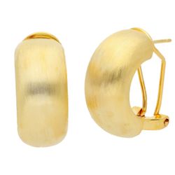 Pendientes Paladio Dorado Liska Mujer AKM019A-D Aro Liso