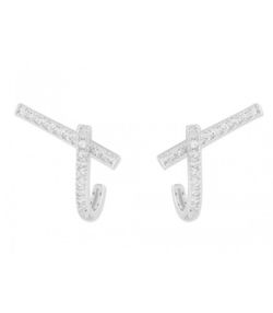 Pendientes Plata 12mm Liska MED241A Circonitas