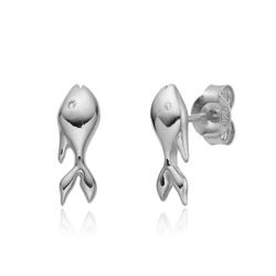 Pendientes Plata 12mm PEZ1665RH Pez Circonita