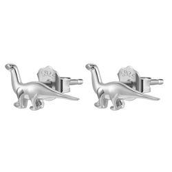 Pendientes Plata 14x8mm PE00733RH Dinosaurio