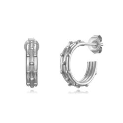 Pendientes Plata 15mm PEL1179RH Aro Bolitas