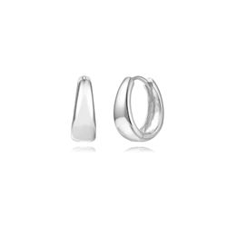 Pendientes Plata 15mm PEL1263RH15 Aro Oval En Brillo